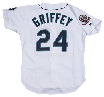 1995 Ken Griffey Jr. Game Used Seattle Mariners Home Jersey 